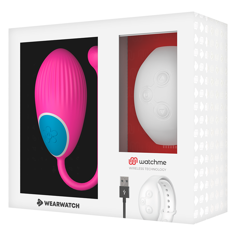 Wearwatch Tecnologia Watchme - Massaggiatore con telecomando, colore fucsia niveo - in mano per le dimensioni