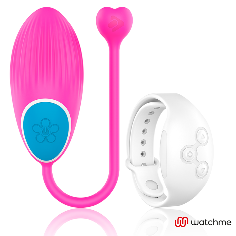 Wearwatch Tecnologia Watchme - Massaggiatore con telecomando, colore fucsia niveo - vista laterale