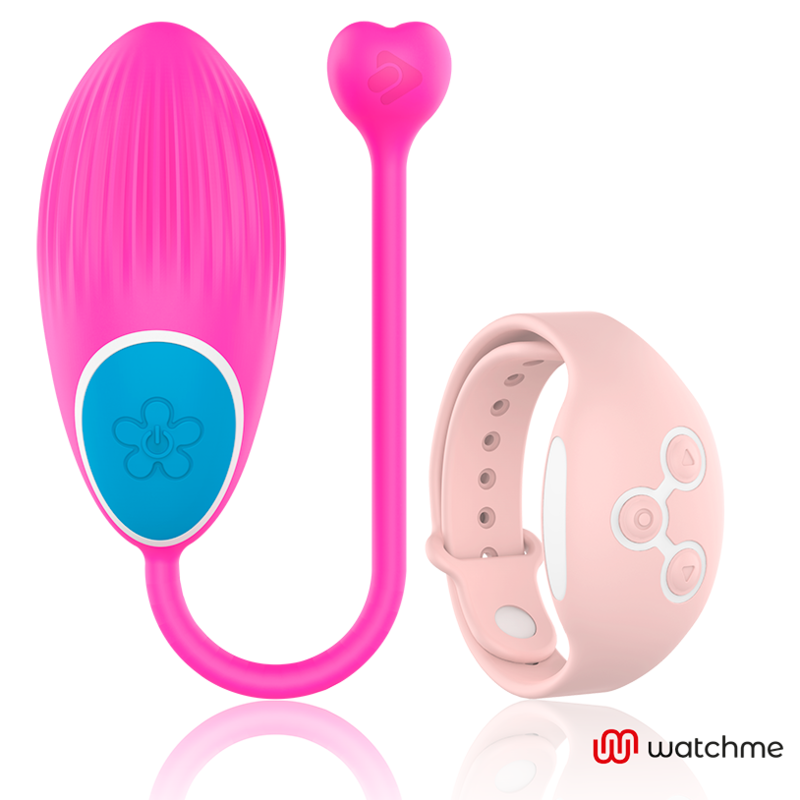 Wearwatch Tecnologia Watchme - Massaggiatore con telecomando, colore fucsia rosa - vista laterale