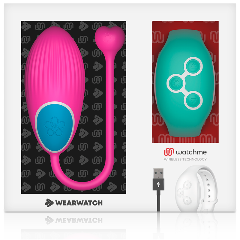 Wearwatch Tecnologia Watchme - Massaggiatore con telecomando, colore fucsia mare - in mano per le dimensioni