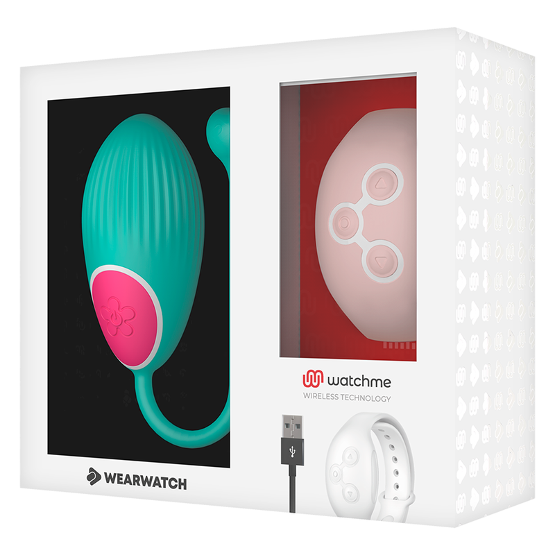 Wearwatch Tecnologia Watchme - Massaggiatore con telecomando, colore mare rosa - in mano per le dimensioni
