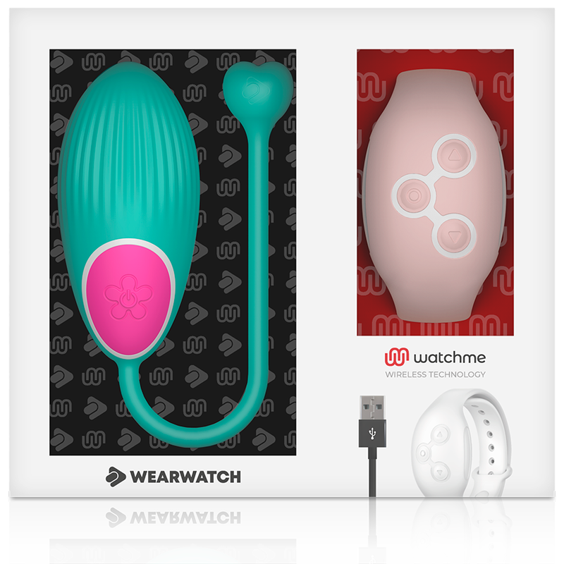 Wearwatch Tecnologia Watchme - Massaggiatore con telecomando, colore mare rosa - retro