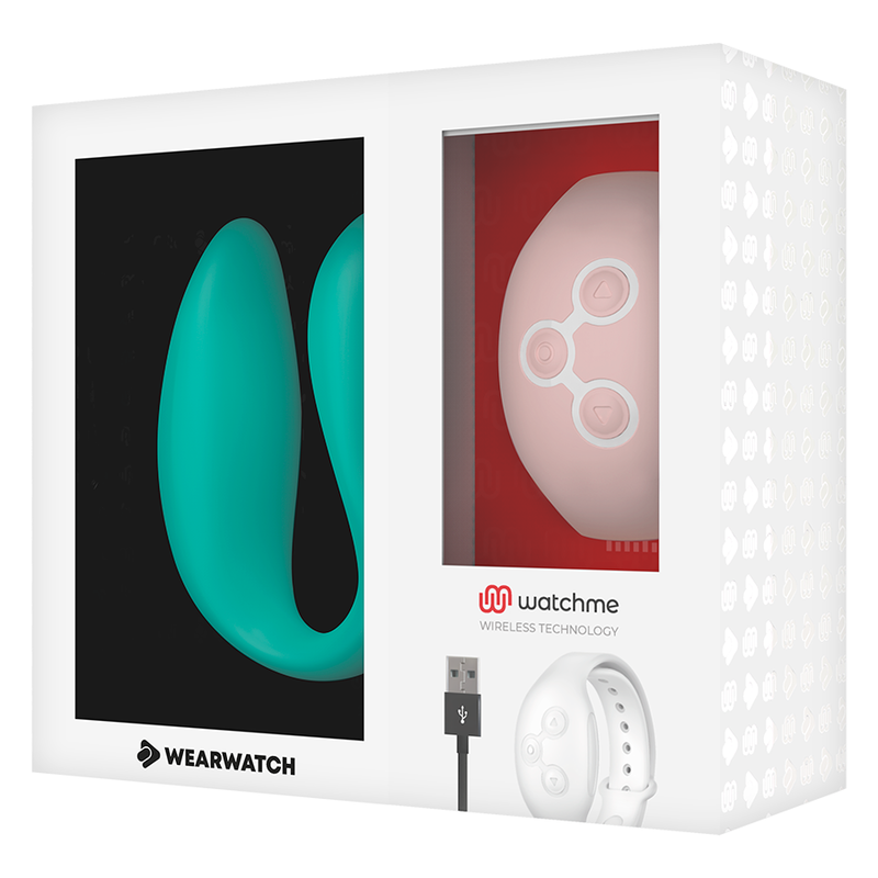 Wearwatch Watchme - Massaggiatore con telecomando, colore mare/rosa - dettaglio