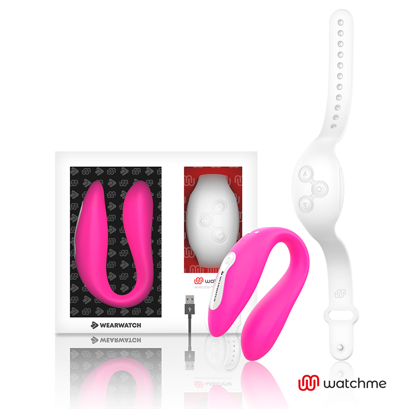 Wearwatch Watchme - Massaggiatore con telecomando, colore fucsia/neve