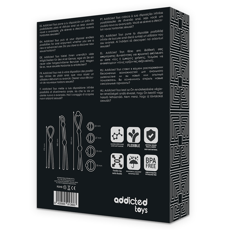 Addicted Toys Anelli - Anello per uomo, colore standard - vista laterale